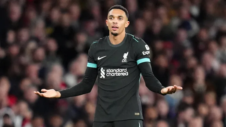 Trent Alexander-Arnold em partida pelo Liverpool