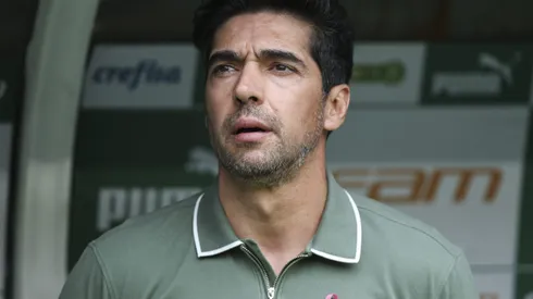 SAO PAULO, BRAZIL - OCTOBER 26: Abel Ferreira, head coach of Palmeiras looks on during a Brasileirao 2024 match between Palmeiras and Fortaleza at Allianz Parque on October 26, 2024 in Sao Paulo, Brazil. (Photo by Alexandre Schneider/Getty Images)