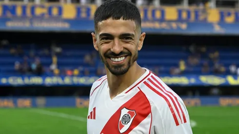 Manuel Lanzini pode deixar o River Plate. foto: IMAGO / Sebastian Frej