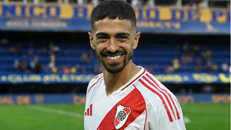 Manuel Lanzini pode deixar o River Plate. foto: IMAGO / Sebastian Frej