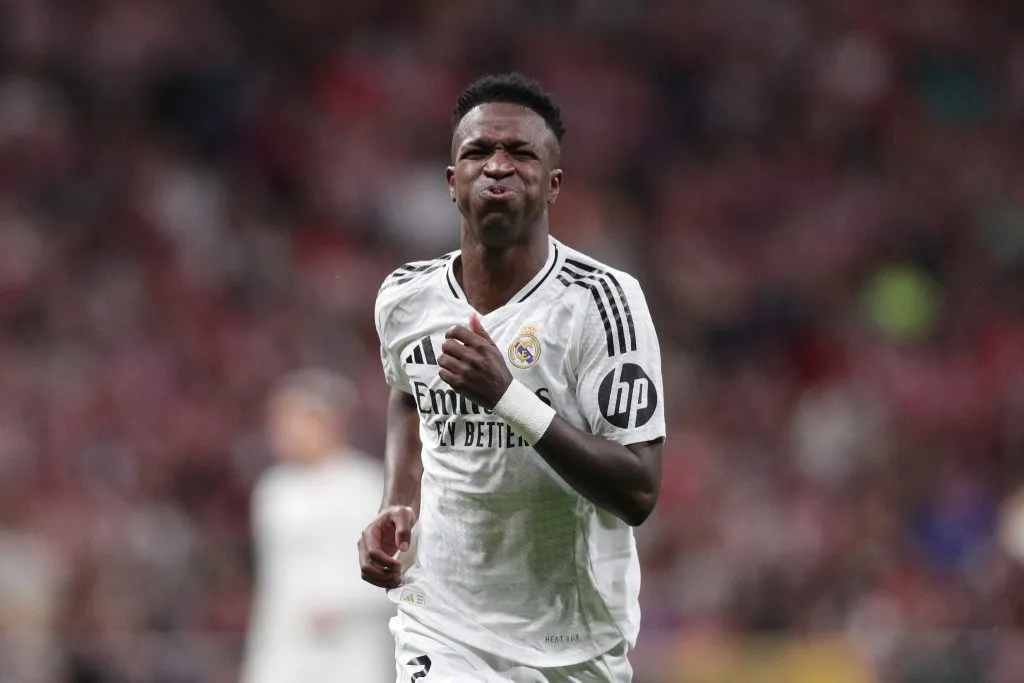 Vinicius pode deixar a Espanha (Photo by Gonzalo Arroyo Moreno/Getty Images)