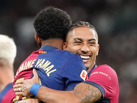 Raphinha oferece pênalti convertido a Yamal em vitória do Barça