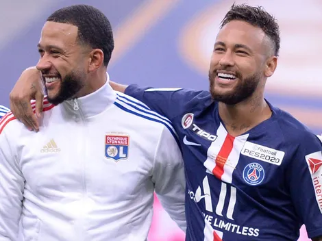 Memphis Depay confirma vontade jogar com Neymar após convers