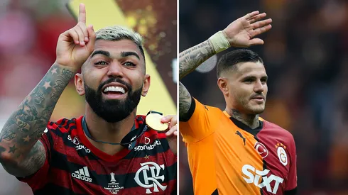 Flamengo define se contratará Icardi. Fotos: Daniel Apuy e Ahmad Mora