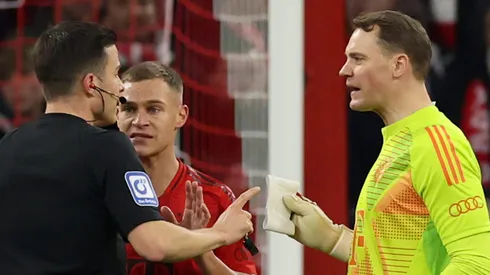 Expulsão de Neuer prejudica o Bayern de Munique. Foto: Alexander Hassenstein/Getty Images