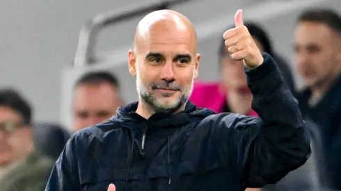 Pep Guardiola, treinador do Manchester City, tem vontade de contratar um jogdor do Real Madrid. Foto: IMAGO / Pro Sports Images