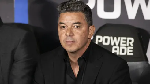Marcelo Gallardo, treinador do River Plate, pode perder atacante em 2025. foto: IMAGO / SOPA Images