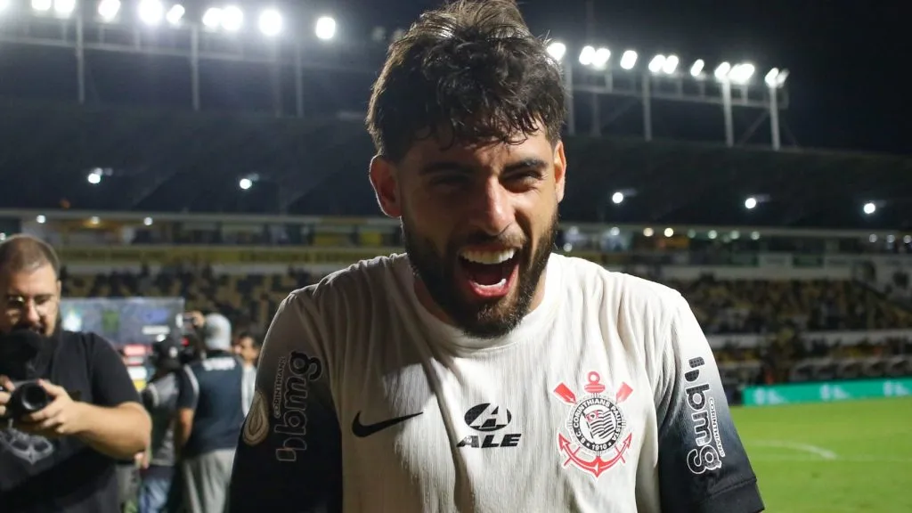 Yuri Alberto em ação pelo Corinthians em 2024. Foto: Leonardo Hubbe/AGIF