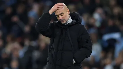 Guardiola não vive bom momento no comando do City (Photo by Carl Recine/Getty Images)