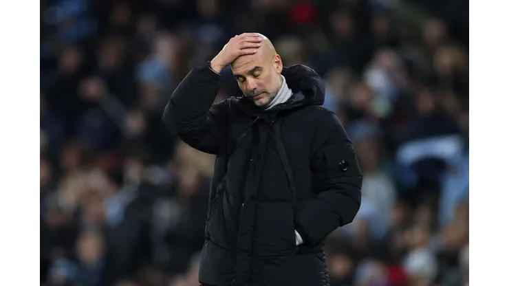 Guardiola não vive bom momento no comando do City (Photo by Carl Recine/Getty Images)