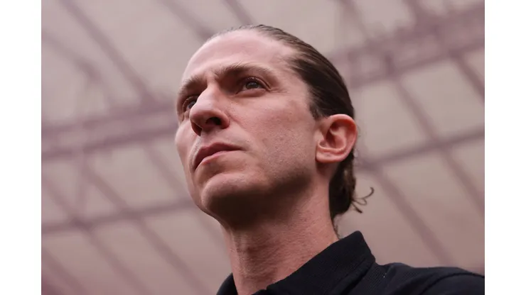 Filipe Luís, técnico do Flamengo em campo - (Photo by Wagner Meier/Getty Images)
