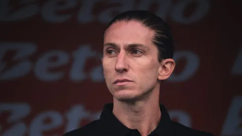 Filipe Luís, técnico do Flamengo. Foto: Ettore Chiereguini/AGIF
