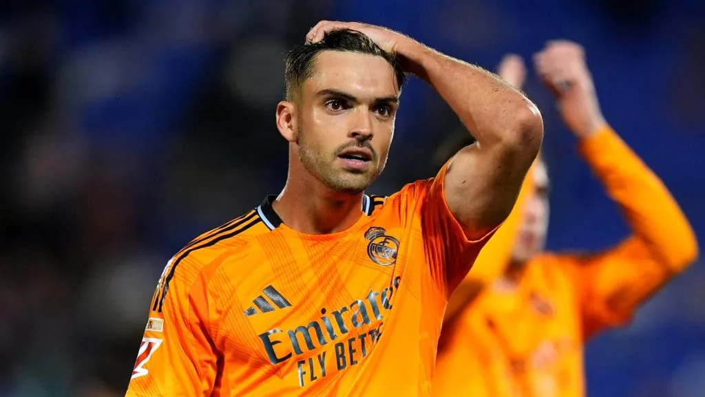 Raúl Asencio em campo pelo Real Madrid. (Foto: Angel Martinez/Getty Images)