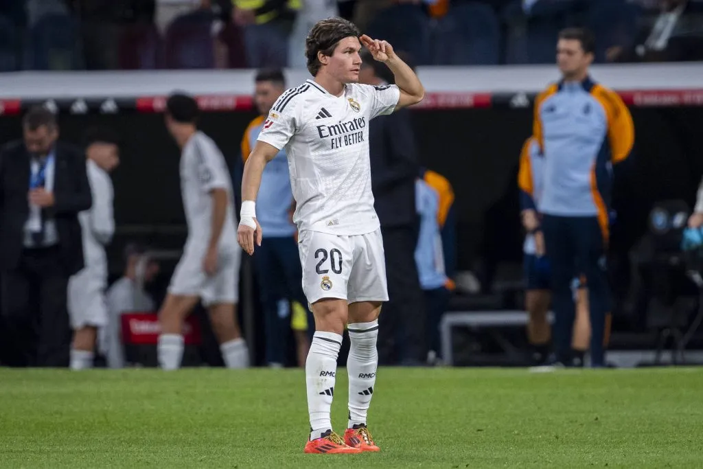 Fran García, do Real Madrid, é alvo do Bournemouth, que planeja investida pelo jogador, sgeundo portal. Foto: IMAGO /&nbsp;Alberto Gardin