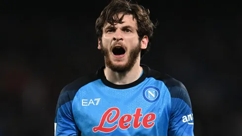 Kvaratskhelia escolhe em qual clube vai assinar entre Barcelona e Manchester City (Photo by Francesco Pecoraro/Getty Images)