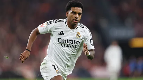 Rodrygo em partida pelo Real Madrid