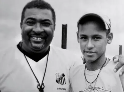 Neymar lamenta morte de Betinho Talentos, descobridor de sua "magia" no futebol