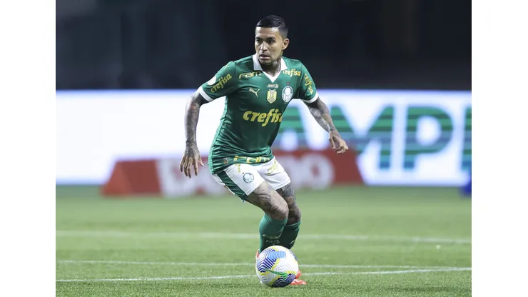 Dudu, atacante do Palmeiras pode parar no Santos - (Photo by Alexandre Schneider/Getty Images)