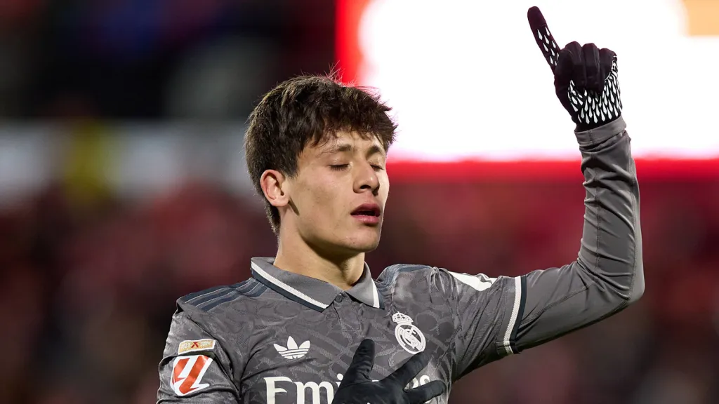 Arda Güler em partida pelo Real Madrid (Foto: IMAGO / ZUMA Press Wire)