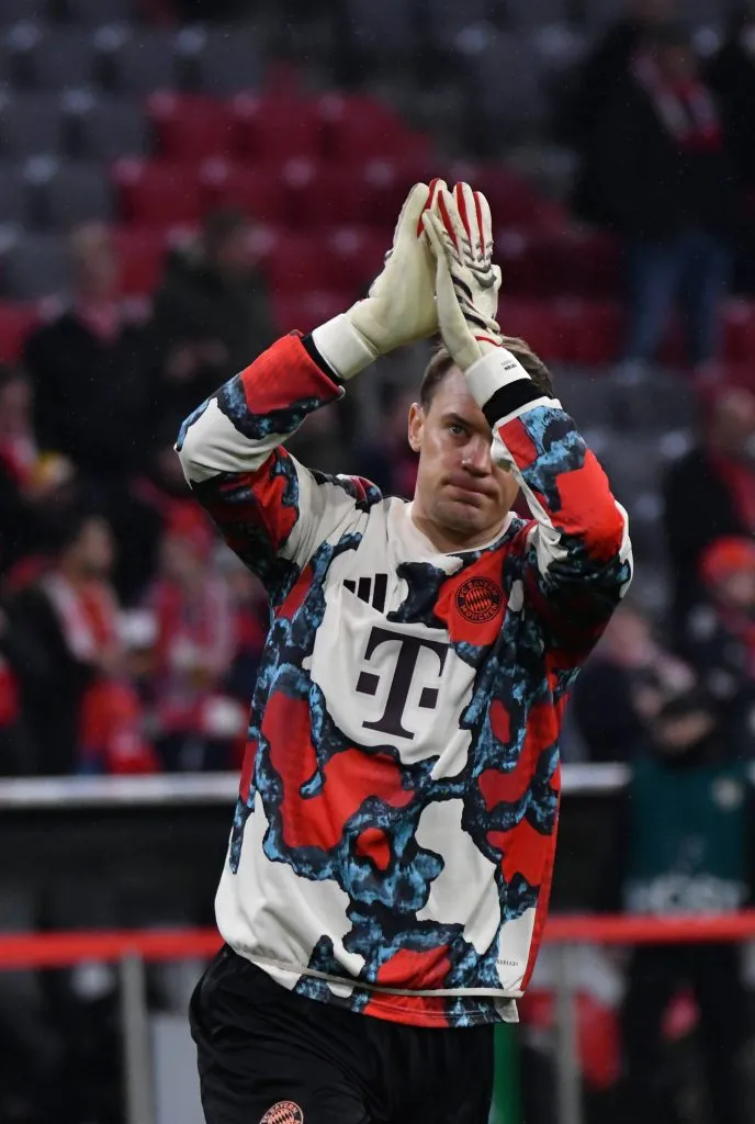 Manuel Neuer, goleiro do Bayern de Munique, deve renovar por 2 temporadas, segundo portal. Foto: IMAGO /&nbsp;DeFodi Images