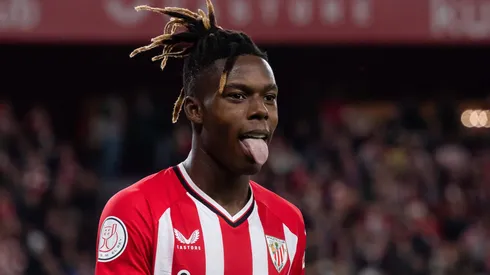 Nico Williams, do Athletic Bilbao, é alvo do Barcelona. Foto: IMAGO / Power Sport Images