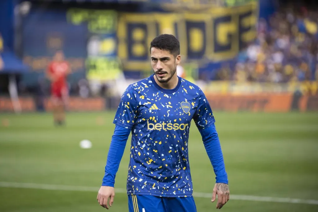 Nicolás Figal com a camisa do Boca Juniors. Foto: IMAGO / SOPA.
