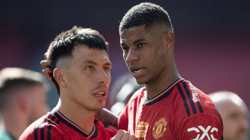 Lisandro Martínez e Rashford, do Manchester United, podem sair. foto: IMAGO / Visionhaus