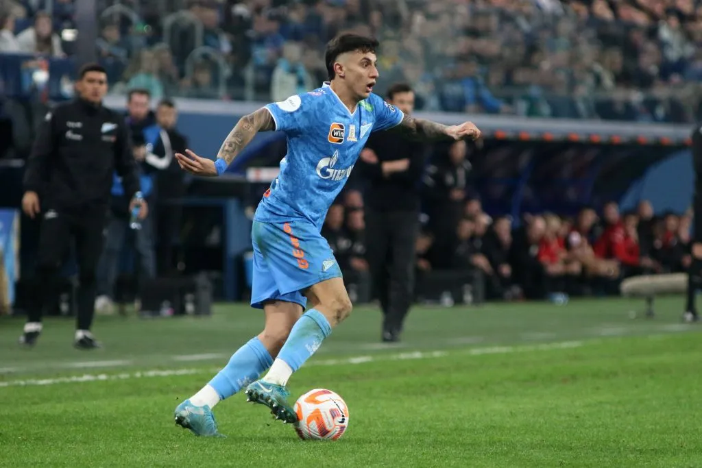 Mantuan em campo pelo Zenit. Foto: IMAGO /&nbsp;SOPA Images