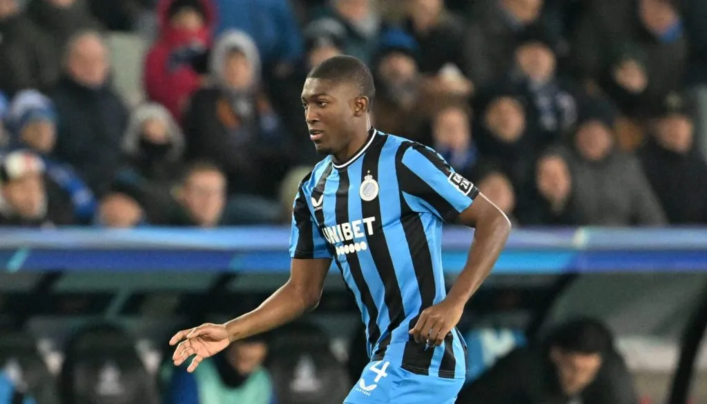 Joel Ordóñez em ação na partida entre Club Brugge x Sporting pela Champions League (IMAGO / Isosport)