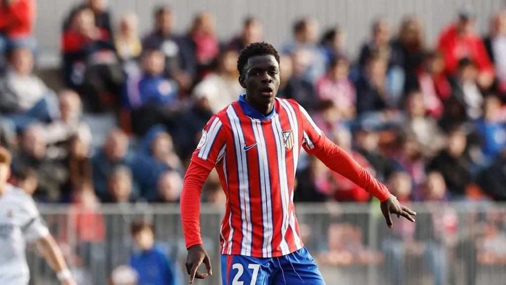 Omar Janneh em ação pelo Atlético de Madrid B (IMAGO / AFLOSPORT)