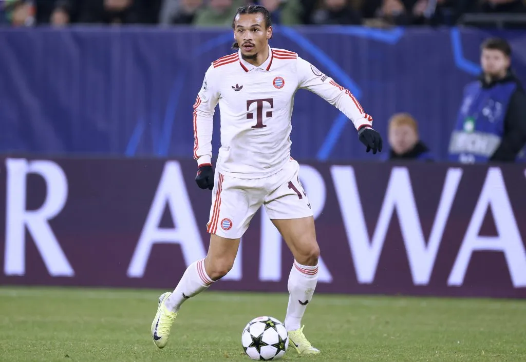 Sané em ação pelo Bayern de Munique