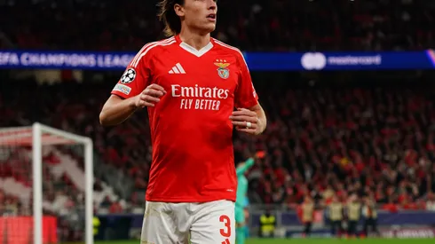 Álvaro Carreras, atleta do Benfica vem atraindo gigantes clubes (Photo by Gualter Fatia/Getty Images)