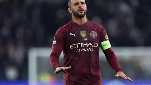 Kyle Walker, zagueiro do City em campo na Liga dos Campeões – Foto: Imago