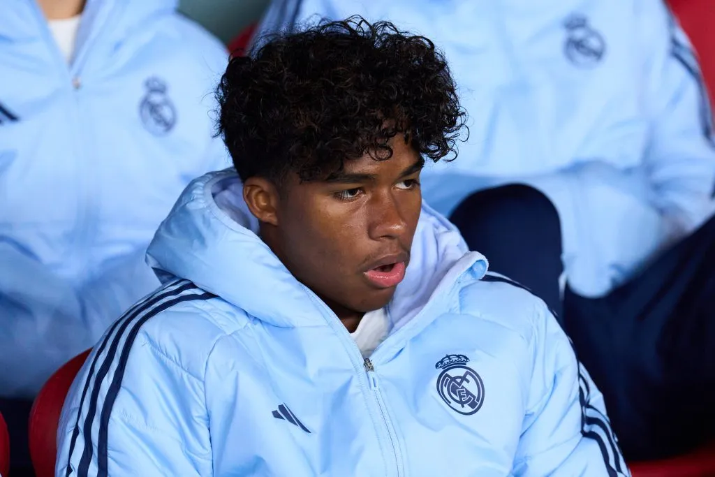 Endrick segue sem muito espaço no Real Madrid - (Photo by Juan Manuel Serrano Arce/Getty Images)