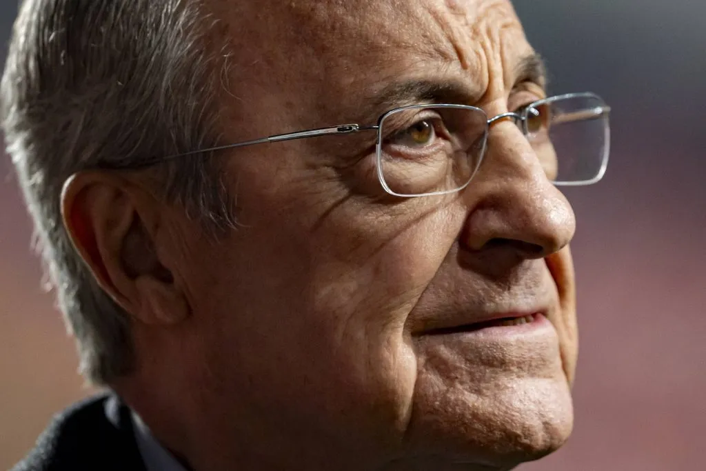 Florentino Pérez pode ganhar outro título para o Real Madrid. Foto: IMAGO.