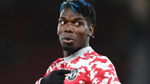 Paul Pogba durante a passagem pelo United, em 2021.