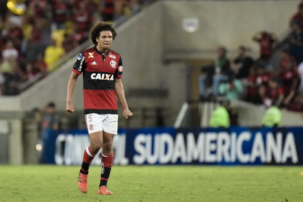 Willian Arão nos tempos de Flamengo. Foto: Thiago Ribeiro AGIF