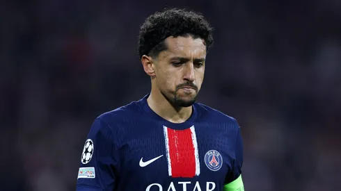 Marquinhos em jogo da Champions League pelo PSG