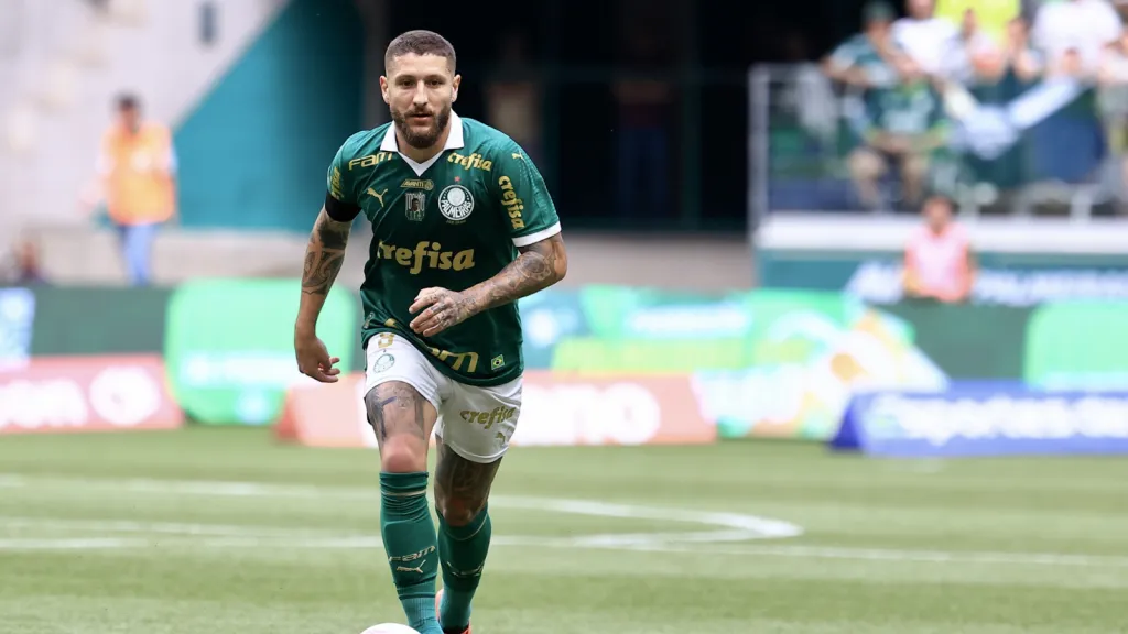 Zé Rafael jogador do Palmeiras durante partida contra o Fortaleza no estádio Allianz Parque (Foto: Marcello Zambrana/AGIF)