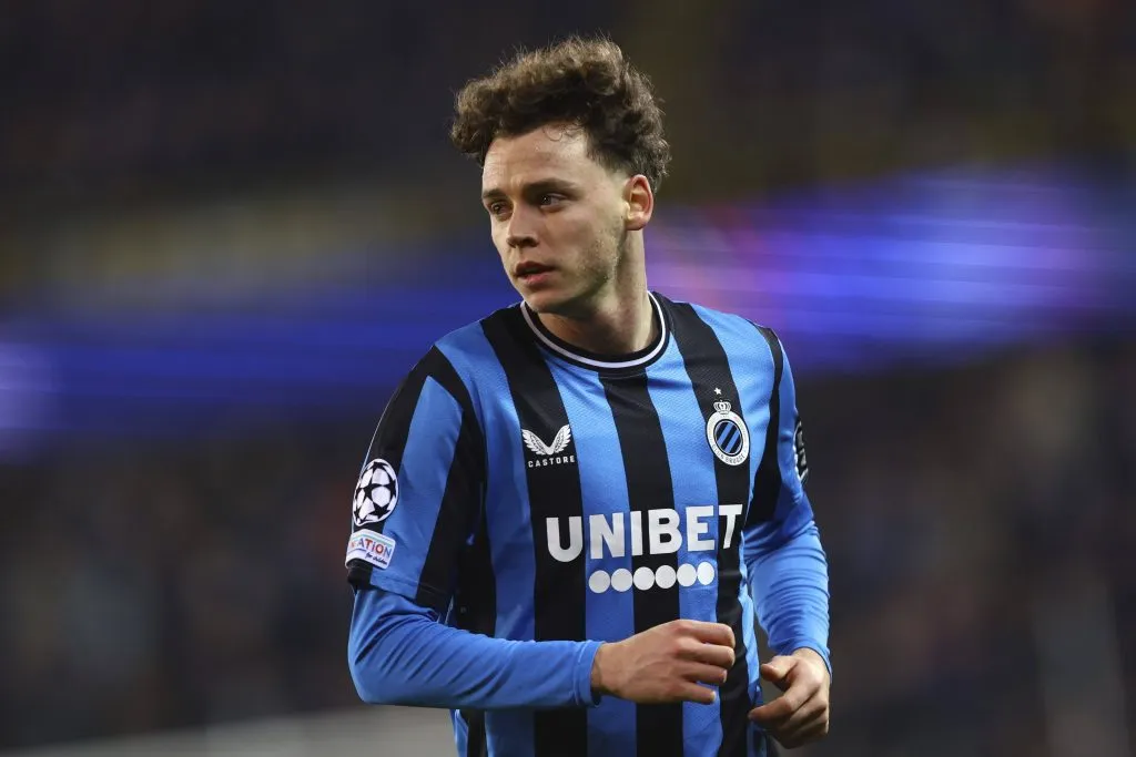 Maxim de Cuyper, do Club Brugge, da Bélgica, é um dos alvos do Manchester City. Clube pode ir atrás do atleta já em janeiro. Foto: IMAGO /&nbsp;Photo News