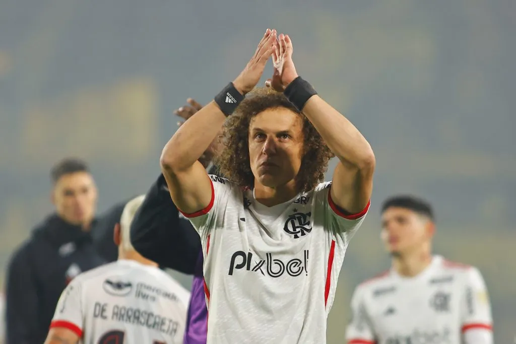 David Luiz no duelo diante do Peñarol (Photo by Ernesto Ryan/Getty Images)