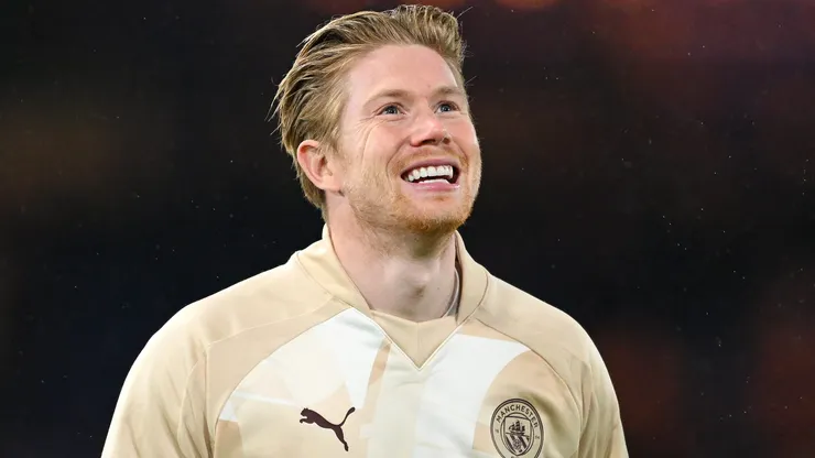 De Bruyne com a camisa do Manchester City
