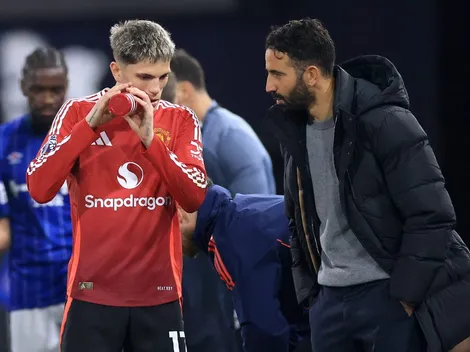 Ruben Amorim revela Garnacho "chateado" no Manchester United