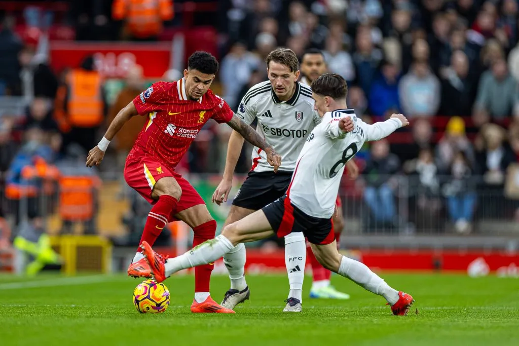 Luis Díaz, do Liverpool, vê Barcelona com bons olhos. Foto: Imago