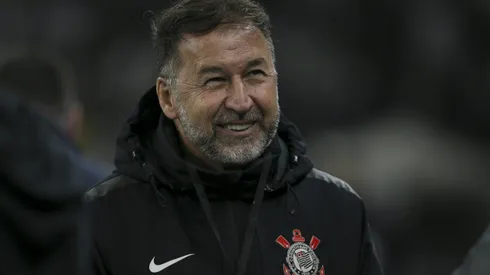 Augusto Melo, presidente do Corinthians fala sobre o futuro do clube - (Photo by Ricardo Moreira/Getty Images)