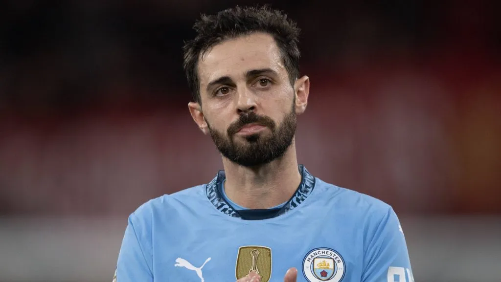 Bernardo Silva, meia do Manchester City. Foto: IMAGO / Visionhaus
