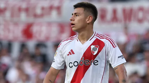 Claudio Echeverri em jogo emprestado ao River Plate. Foto: IMAGO / PHOTOxPHOTO