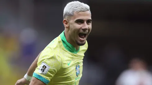 Andreas Pereira com a camisa da Seleção Brasileira. Foto: Wagner Meier/Getty Images