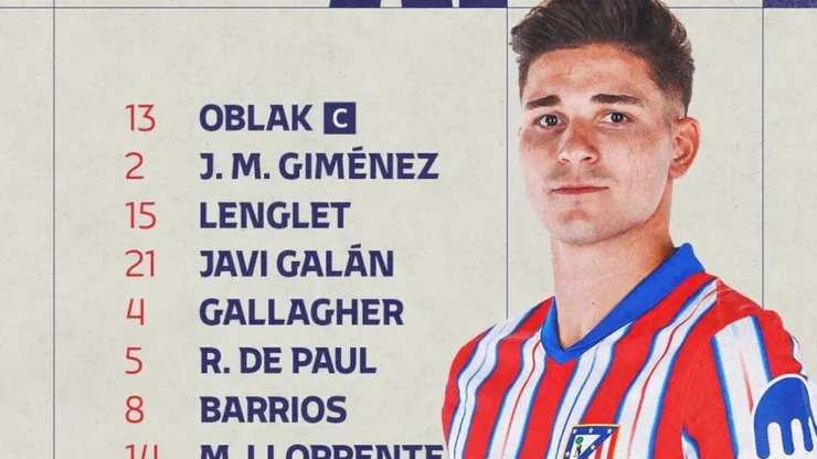 Divulgação Atlético de Madrid / Instagram