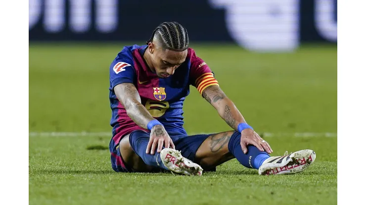 Raphinha, atacante do Barcelona lamenta derrota para o Atlético de Madrid - Foto: Imago